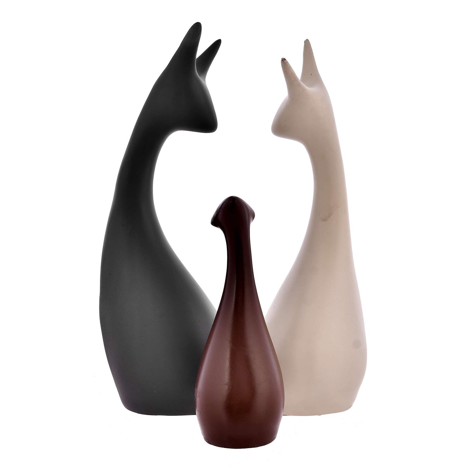 Giraffe Pair Antique Finish Showpiece - Image 4