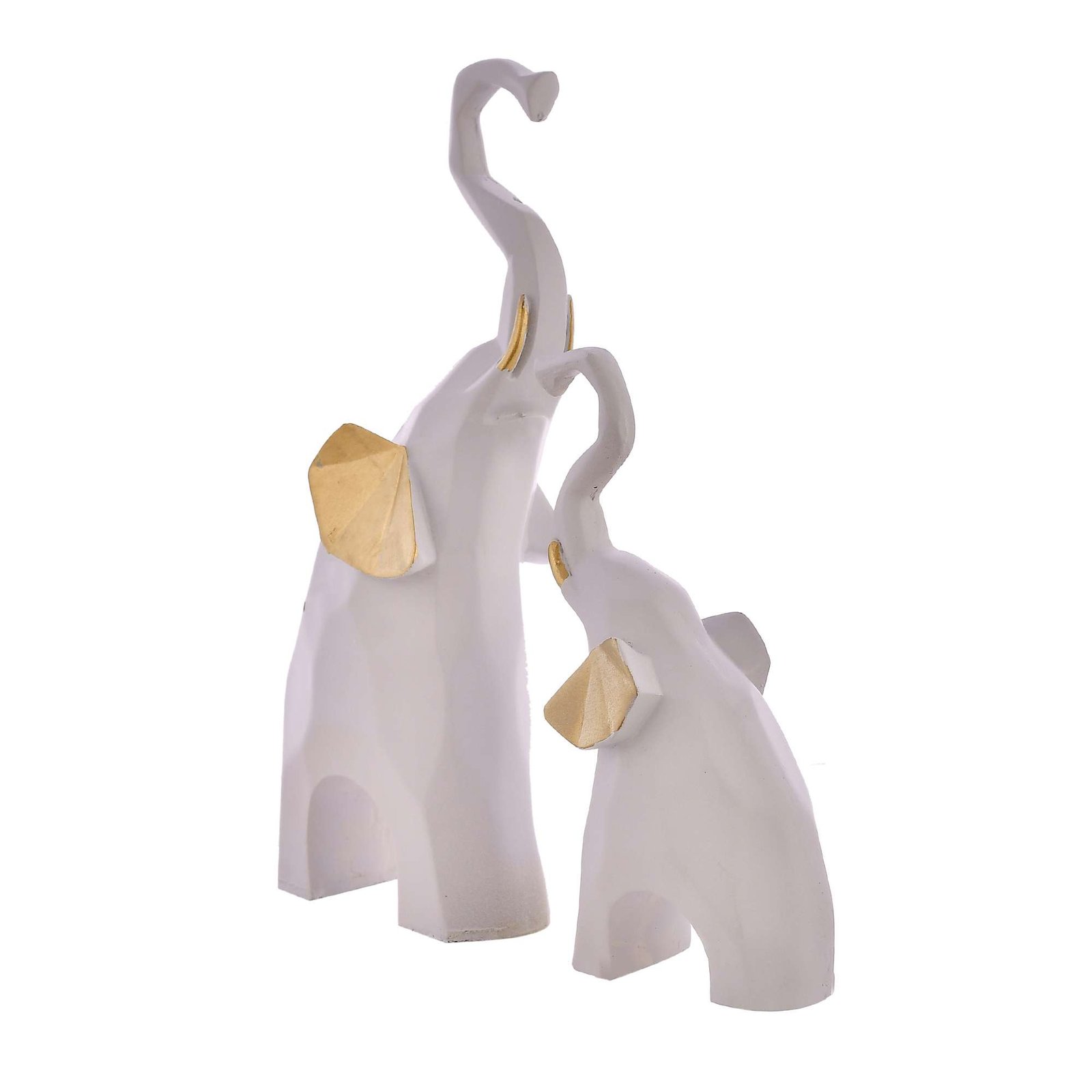 Elephant Family Statue - Image 4